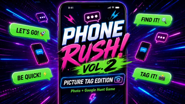 Phone Rush! Vol. 2 — Picture Tag Edition youth group game