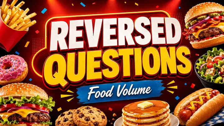 Reversed Questions: Food youth group game