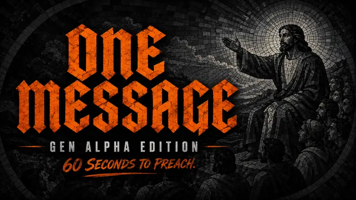 One Message – Gen Alpha Edition youth group game