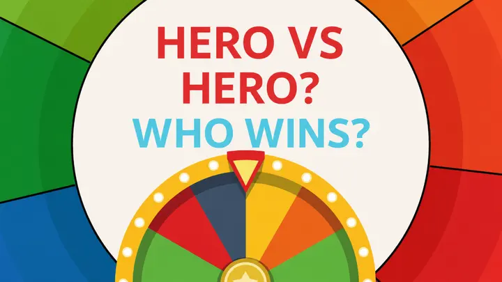 Hero vs Hero: Who Wins? youth group game