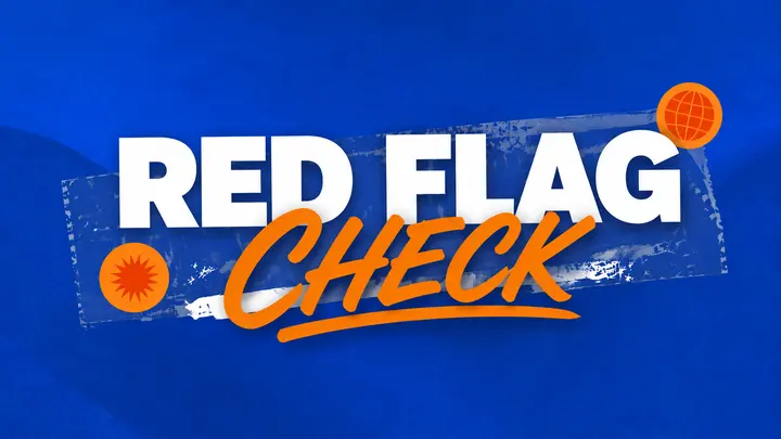 Red Flag Check youth group game