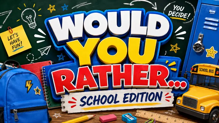Would You Rather – School Edition youth group game