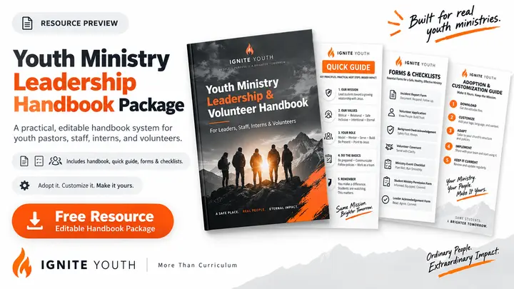 Customizable Youth Leadership Handbook