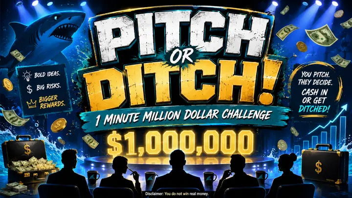 Pitch or Ditch! — 1 Minute Million Dollar Challenge youth group game