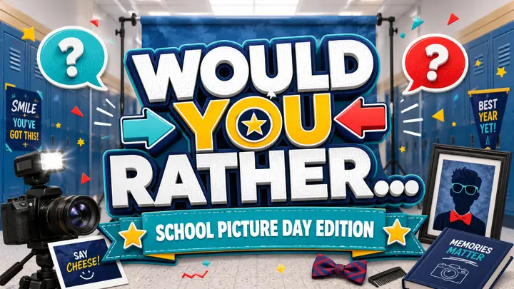 Would You Rather – School Picture Day Edition youth group game