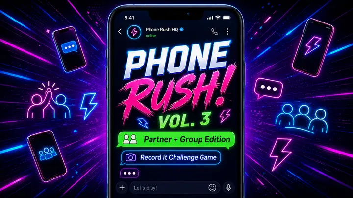 Phone Rush! Vol. 3 — Partner + Group Edition youth group game