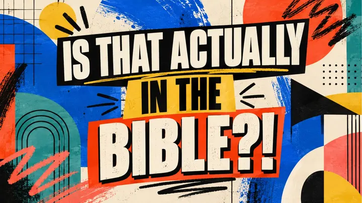 Is That Really in the Bible? youth group game