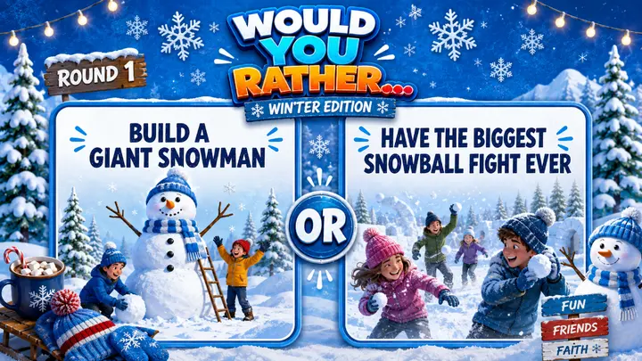 Would You Rather – Winter Edition youth group game