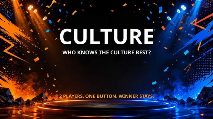 CULTURE Youth Stage Game youth group game